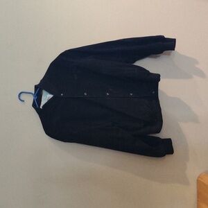 Vintage 1990s Camel cigarette genuine black‎ leather varsity style men's large